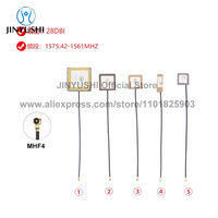 2Pcs mhf4 GPS antenna BDs Built-in active ceramic antenna 10cm Cable 25*25 18*18 15*15 12*12