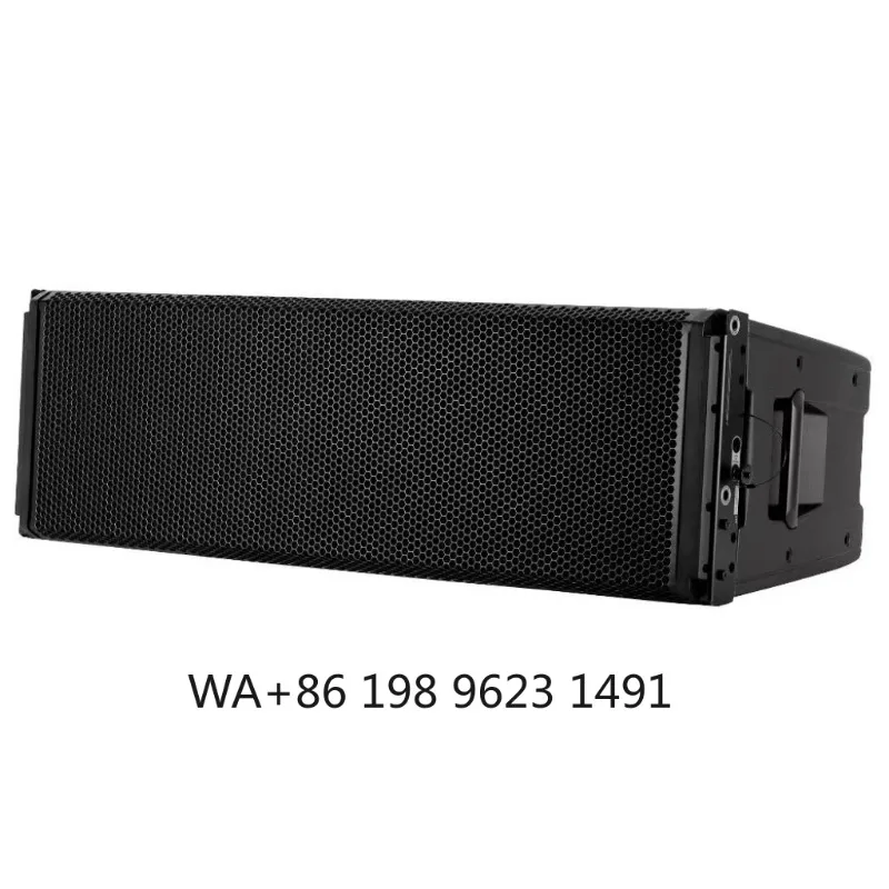 4K Dual 12 Inch 3 Way Active DSP Line Array Speaker 7200W Neodymium Magnets Professional Stage Audio