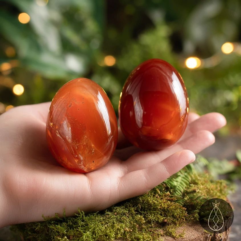 1 Uds. Huevo de ágata roja único de 80-150g, huevo de cristal, adecuado para decoración del hogar, regalo navideño, colección de cristales, fabricación de joyas