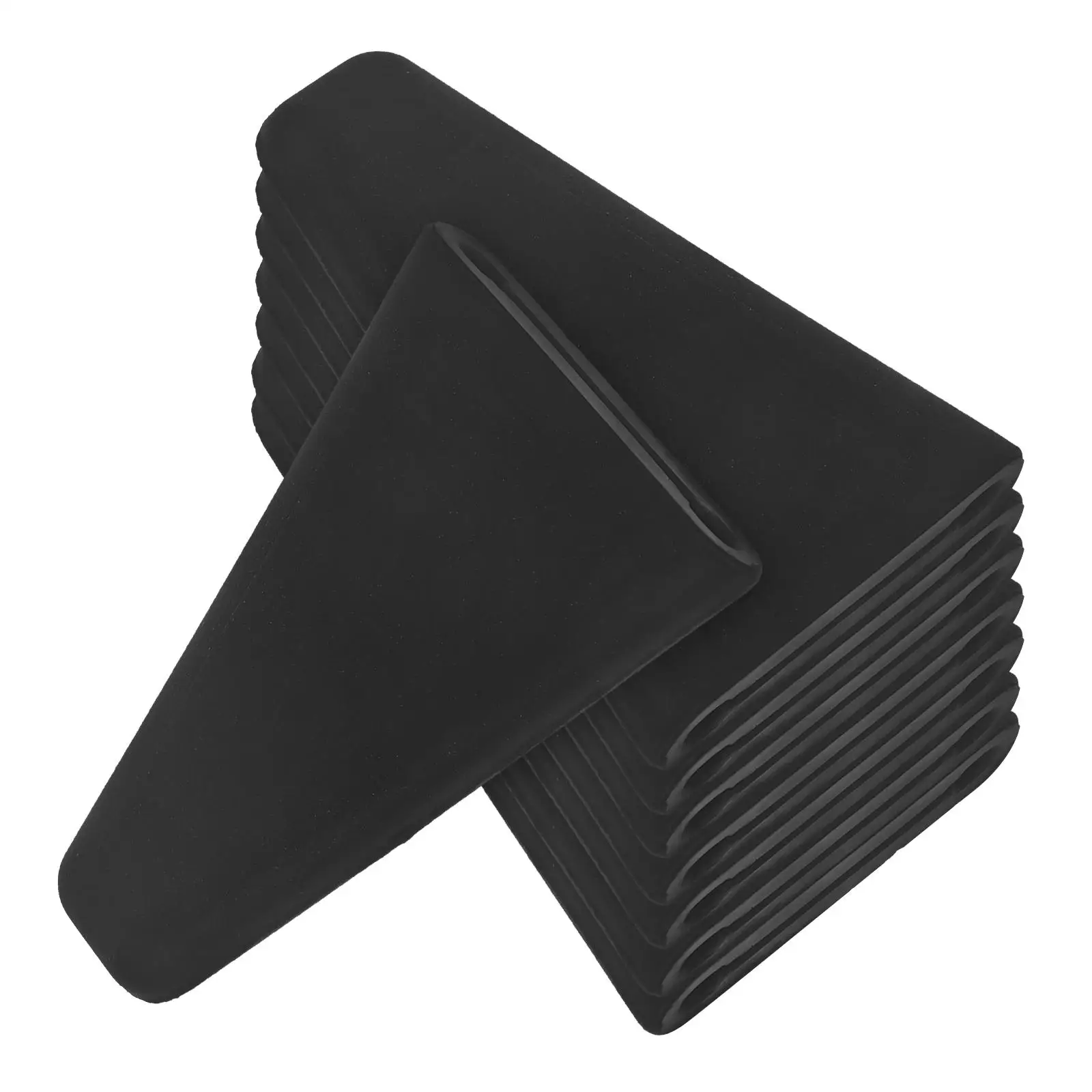 

8 Pcs Silicone Angle Buffer Pad Protective Air Fryer Bumpers Dishwasher Safe Dehydrator Rack Feet Black Color Enhanced Cooking