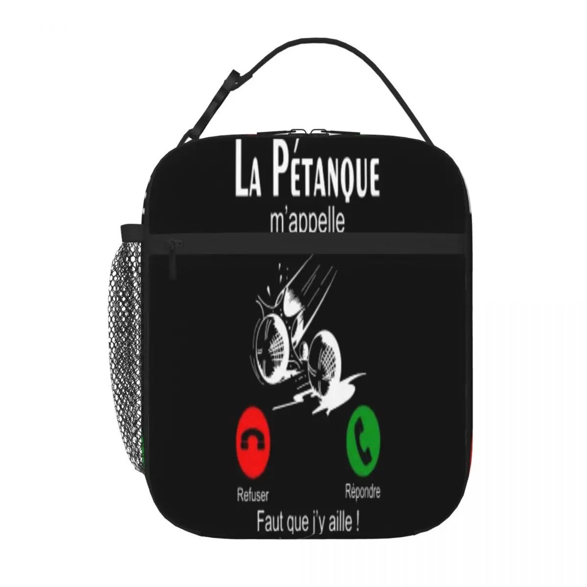 La Petanque Mappelle Fete Cadeau Vacance Boule Lunch Tote Lunch Boxes Packed Lunch Kawaii Lunch Bag