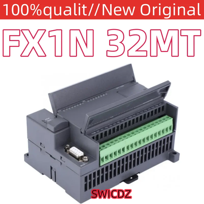 100% new original  FX1N  32MT 16 Input 16 Transistor output 24v plc controller 4 channel 100k pulse