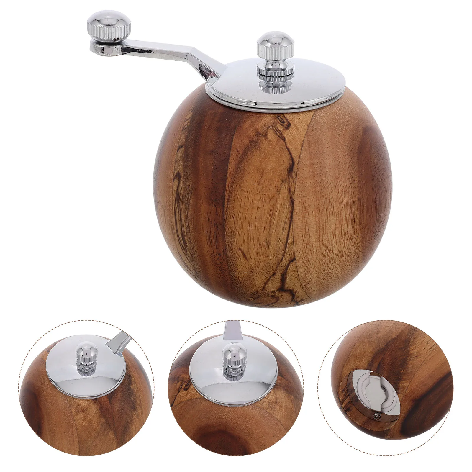 

Pepper Grinder Mini Manual Small Portable Kitchen Grain Mill Hand Crank Camping BBQ Tools Outdoor Hiking
