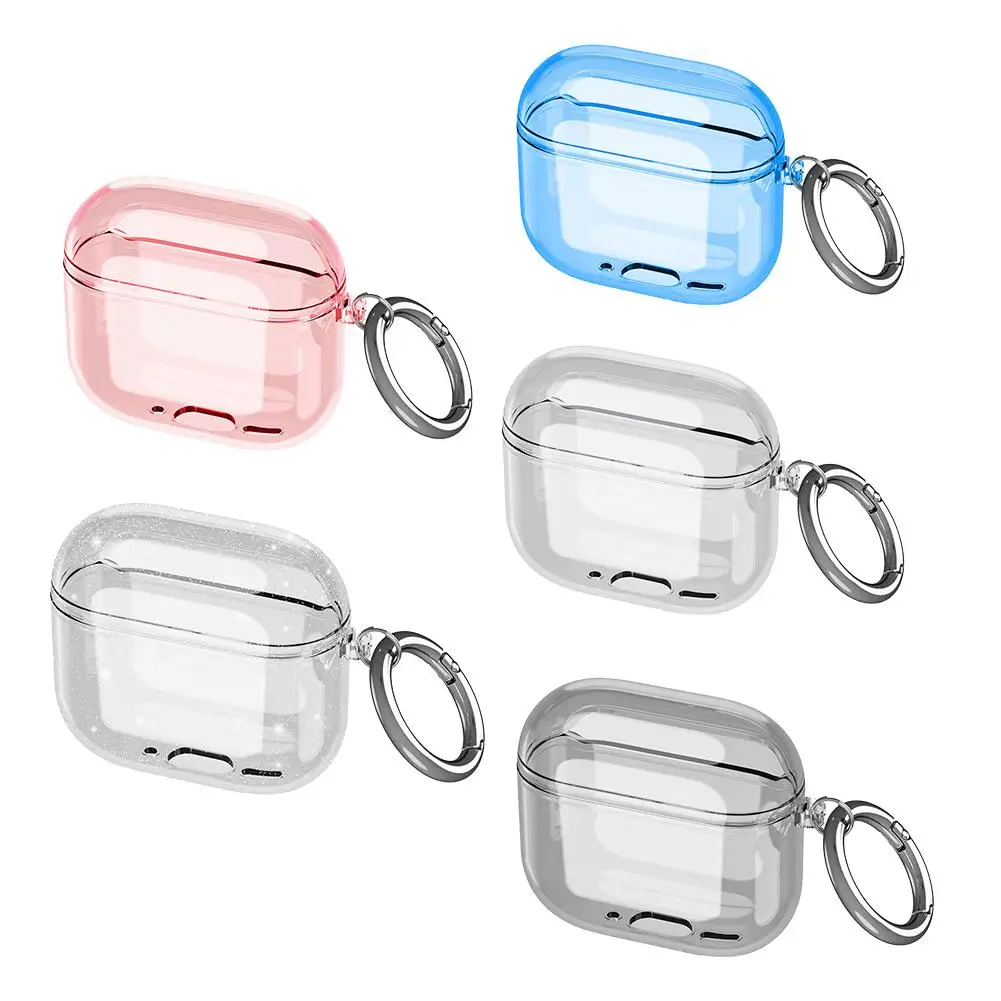 Transparent Cases For AirPods 4 Bluetooth Wireless Earphone Protective Cover For Airpods 4 Clear Soft Case Wave Shell