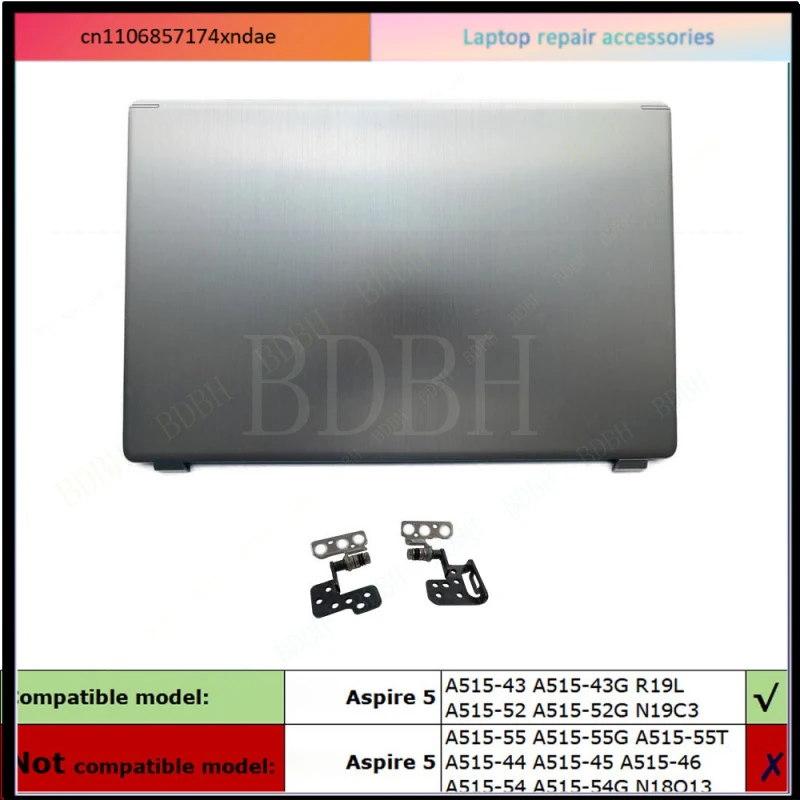 LCD Back Cover Hinges For  Acer Aspire 5 A515-43 A515-43G 60.GP3N7.001 Silver