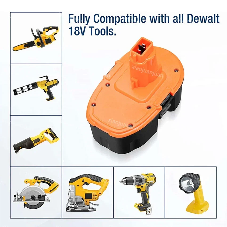 18V Tool Battery Replaceable and Rechargeable for DeWalt Dc9096 De9039 De9095 Dw9098 De9503 Dw9096