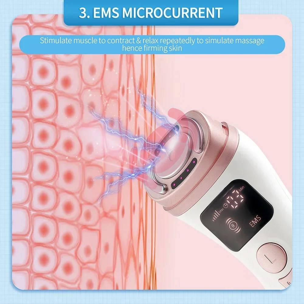 Professional Mini HIFU Machine Ultrasound RF EMS Face Massager Microcurrent Skin Lifting Tightening Anti-Wrinkle Home Use Device