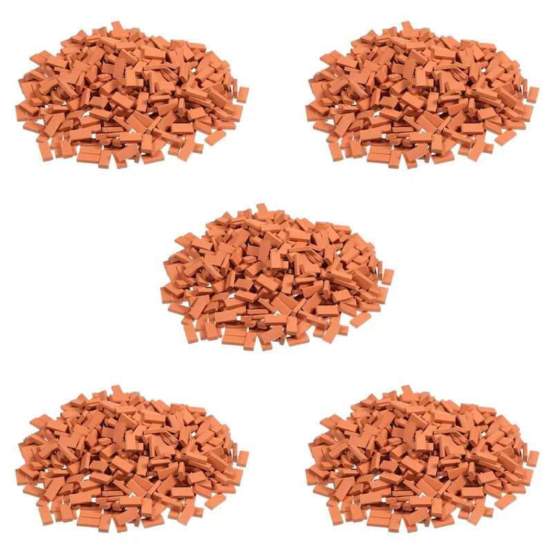 

A04F-1000 Pieces Mini Bricks For Landscaping Miniature Bricks Brick Wall Small Bricks For Dollhouse Garden Parts,1/35 Scale