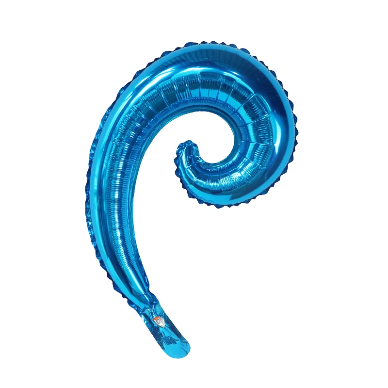 10 Stück Kurly Spiral Wave Folienballons für Geburtstag, Hochzeit, Party, Modellierung, Dekorationszubehör, Ballons, gebogene Luftballons, Globos – Detail 8