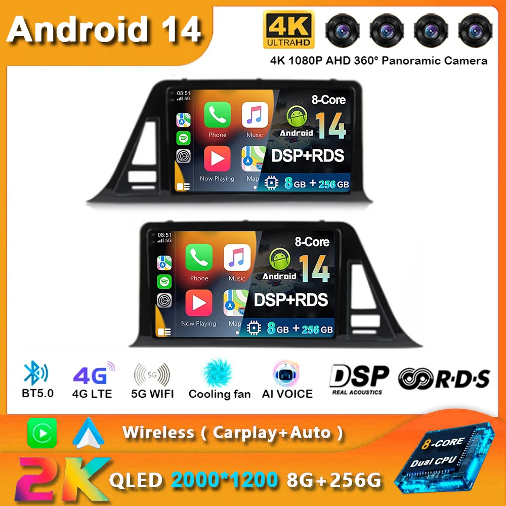 

Android 14 Car Radio For Toyota C-HR CHR 2016 - 2018 2019 2020 Navigation GPS Multimedia Video Player Stereo Carplay 360Camera