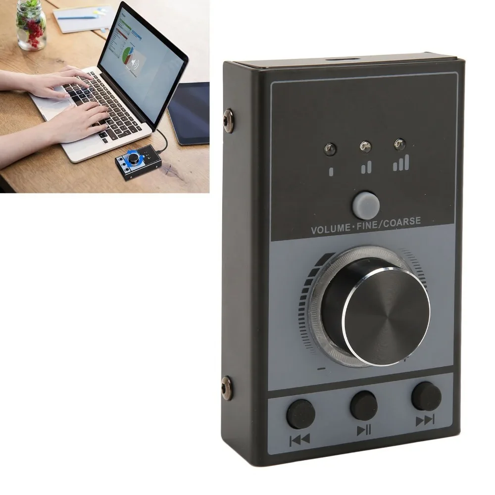 One-Click Mute USB Computer Volume Controller USB Volume Control Knob for for Win 10 8 7 for Android