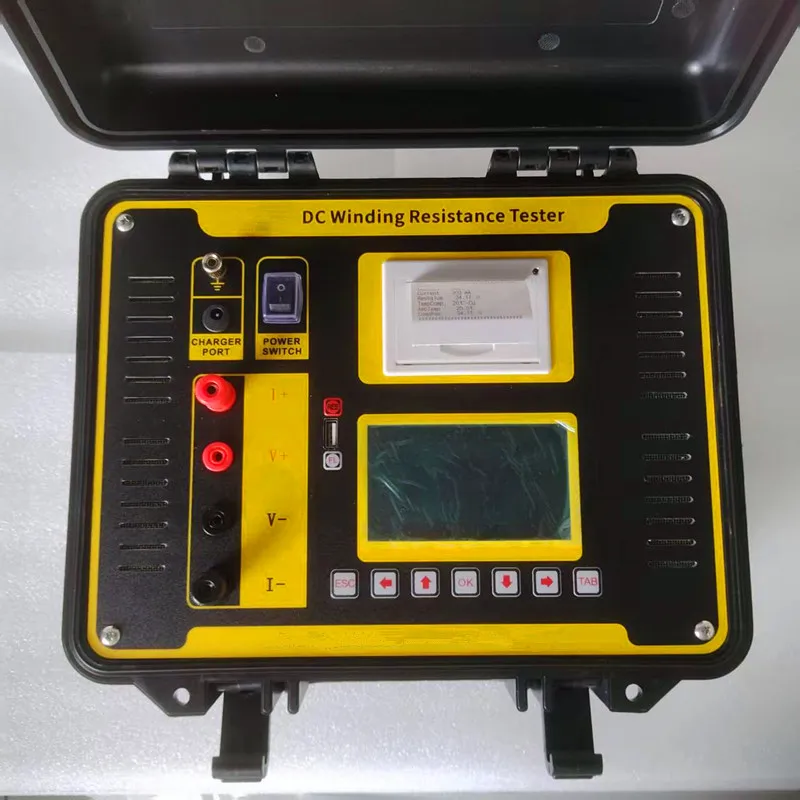 High Presicion DC Winding Resistance Tester DC Resistance Tester Transformer Winding Resistance Test Machine Multimeter 5A 10A