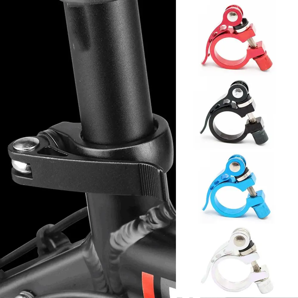 Bicycle Seat Post Clamp Ultralight Bike Seatpost Clamp Mountain Clamp MTB Seat Bike Seatpost Road Post N5W2