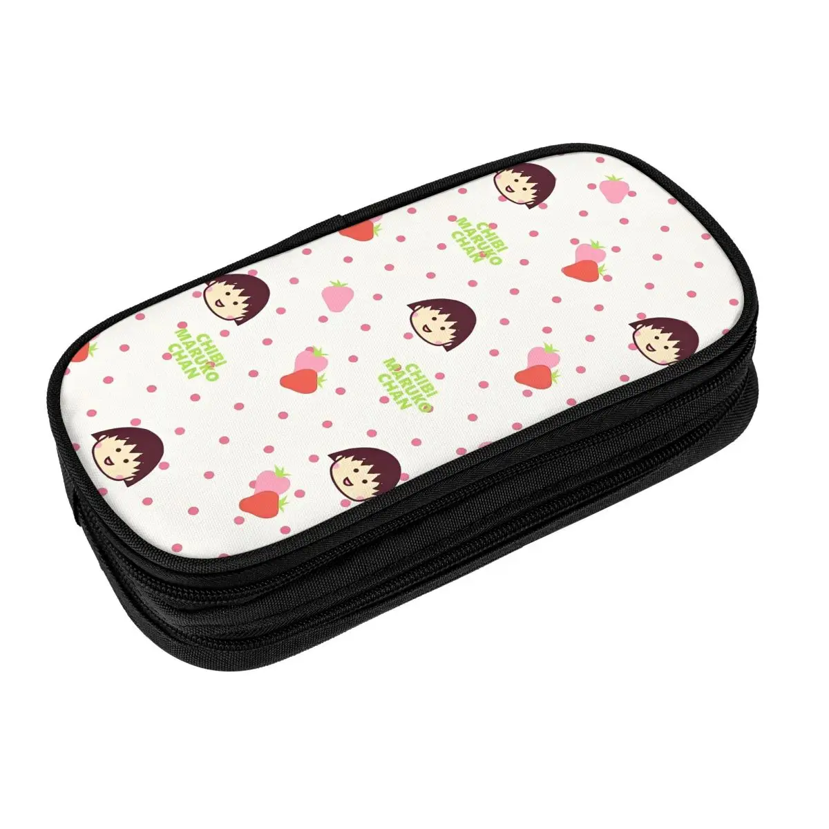 Japanese Cartoon Chibi Maruko-Chans Pencil Case Pen Bag Girl Boy Big Capacity School Supplies Gift Pencilcases