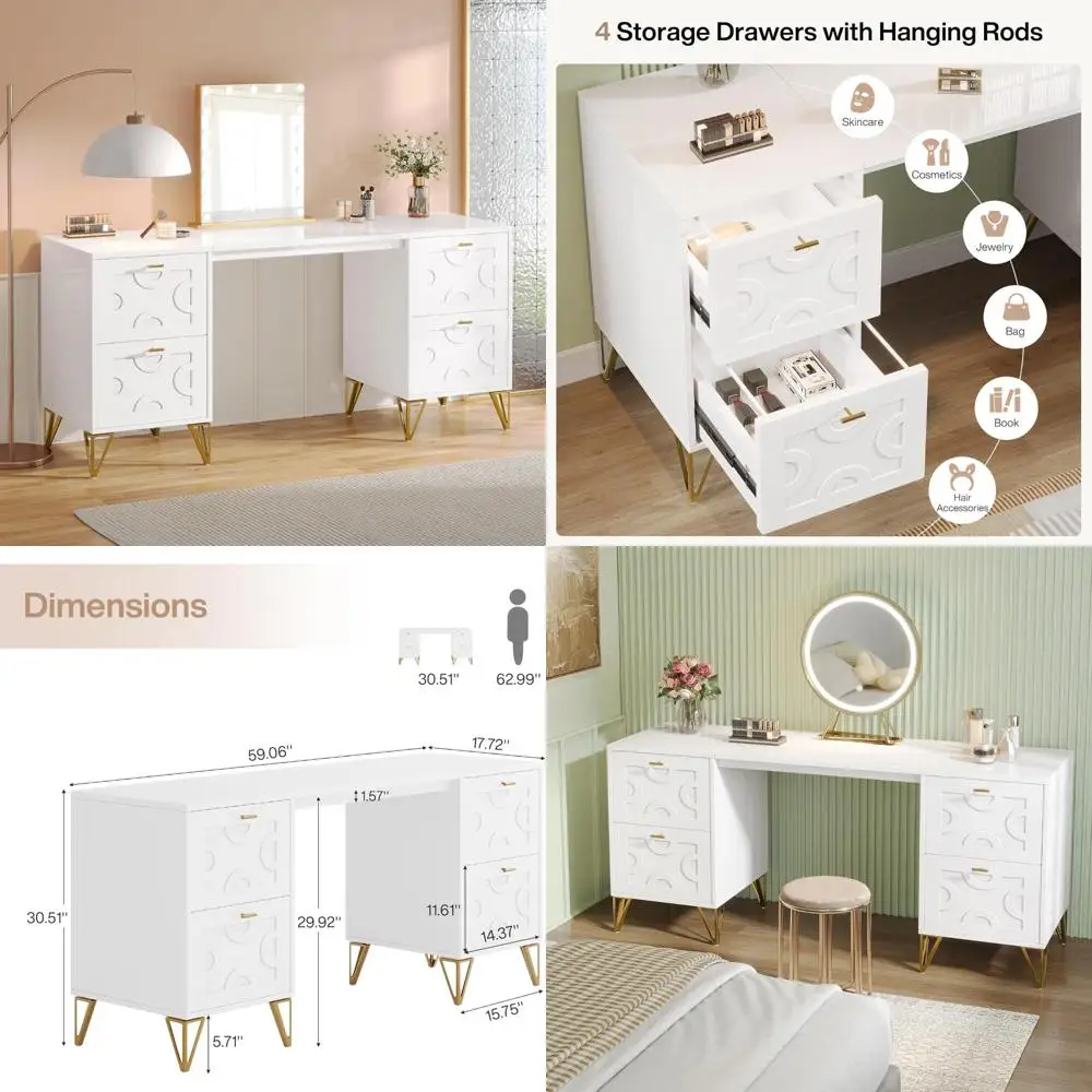 59 Modern White Mak… - image