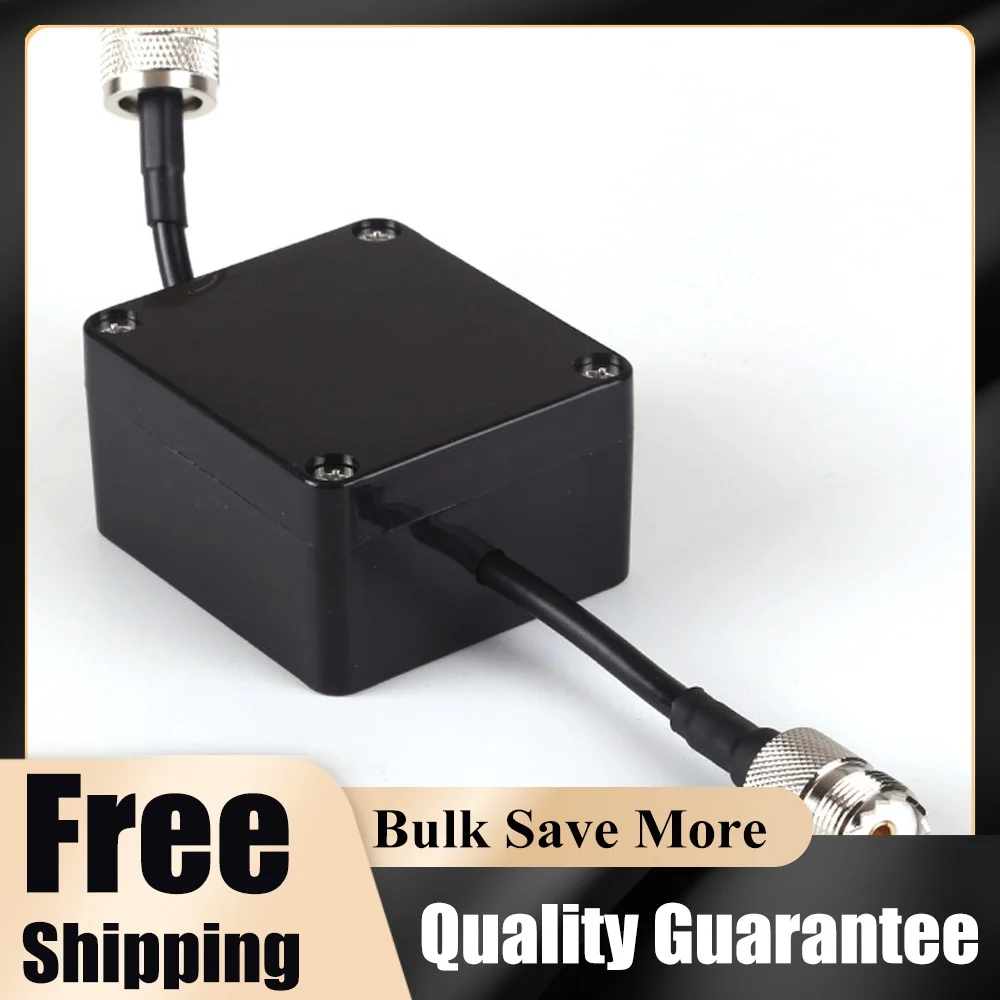 1.8-30MHz Shortwave Choke Magnetic Rings with PL-259 To SO-239 Connector Shortwave Choke Balun 1:1 Current Balun RF Noise Filter