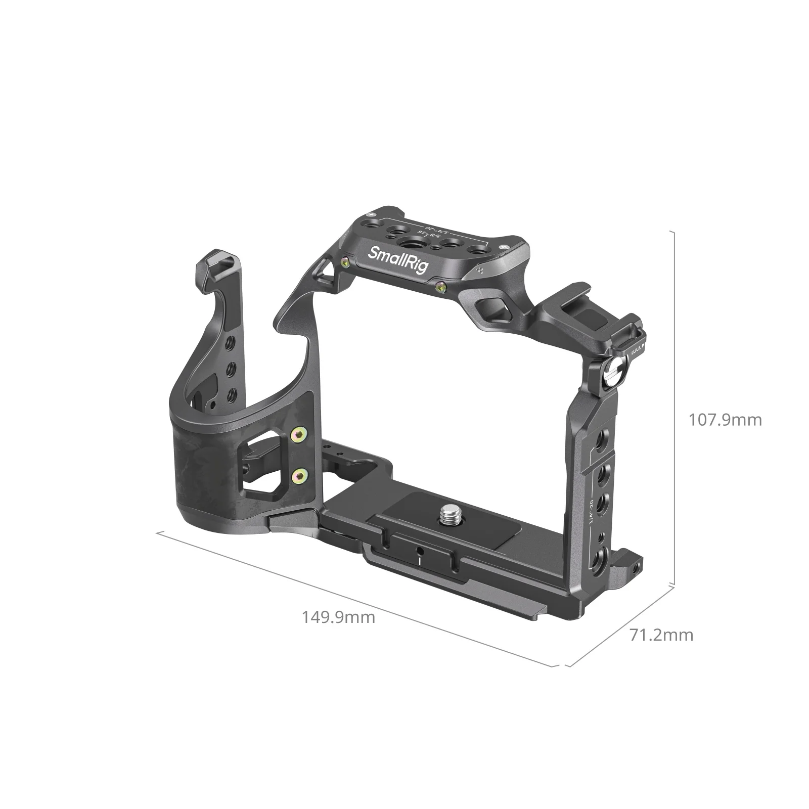Kit de Jaula Rhinoceros SmallRig para Sony A7M5 A7 V A7R A7 IV A7S III A7R IV con Soporte Frío Roscado para Manijas y Monitores 6029 6030