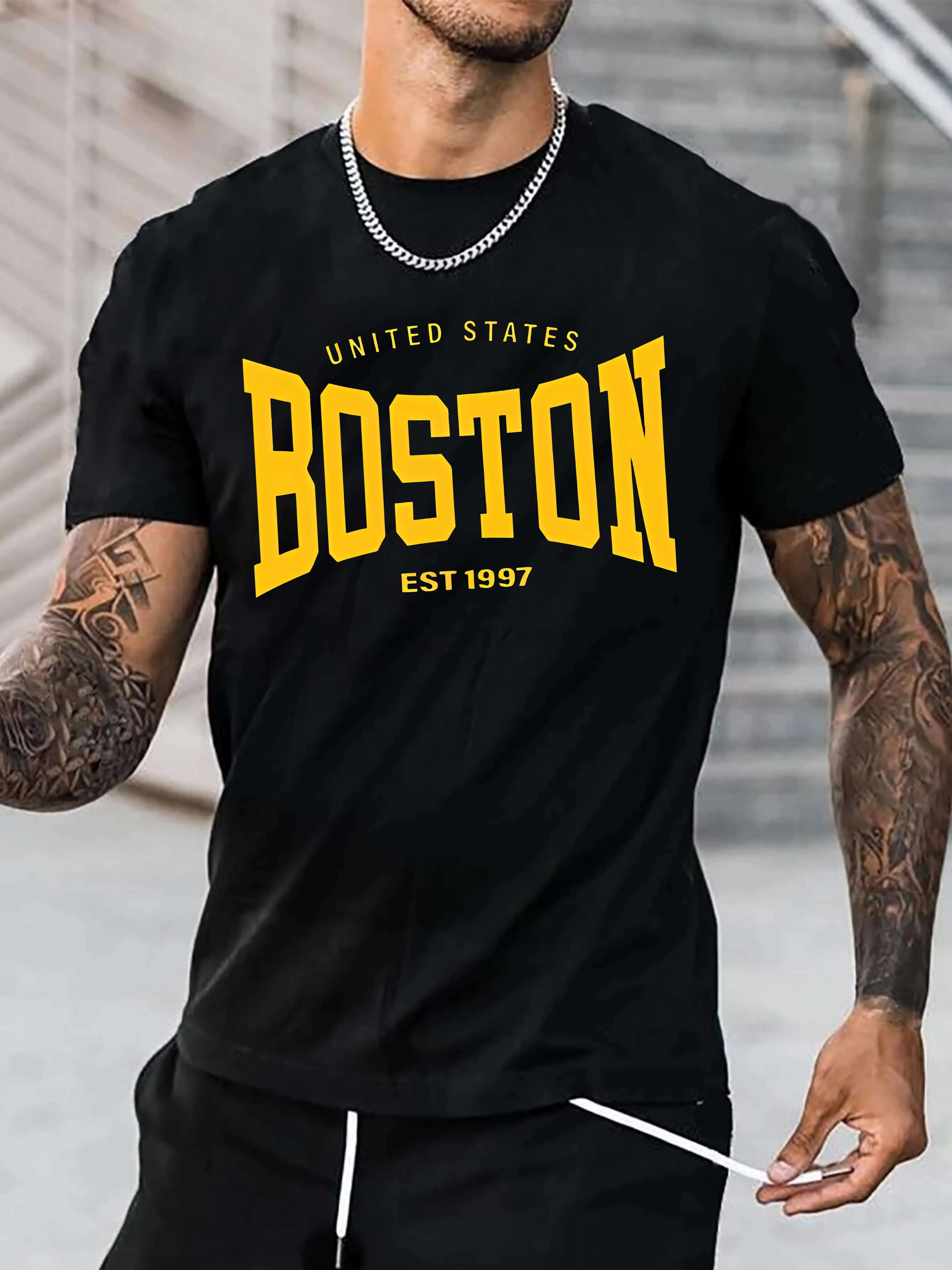

Men's Fashion Casual Printed Short Sleeves