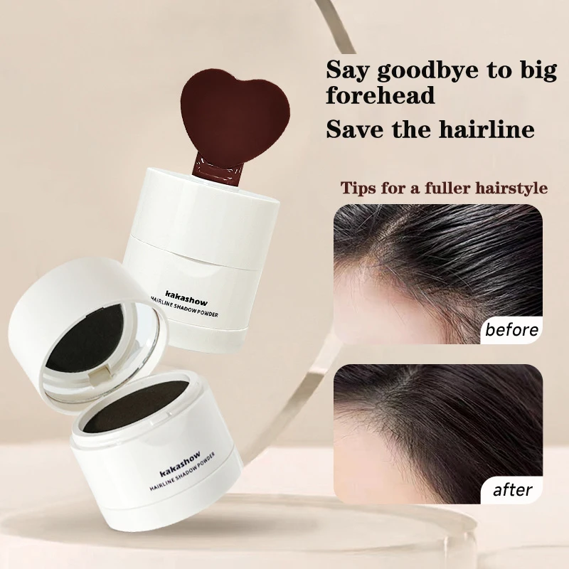 

1PCS Hairline Powder Hair Root Cover Up Natural Water Proof Instant Modified Repair Hair Shadow Powder Makeup Hair Concealer