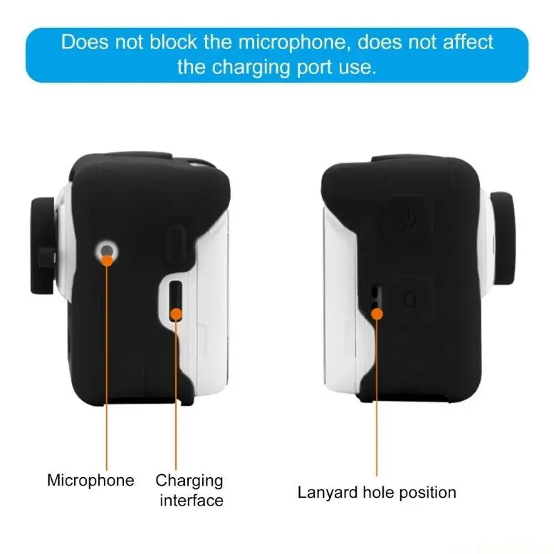 E56B Silicone Protector Case For  360 GO3 Camera Cover/Battery Protector Optional