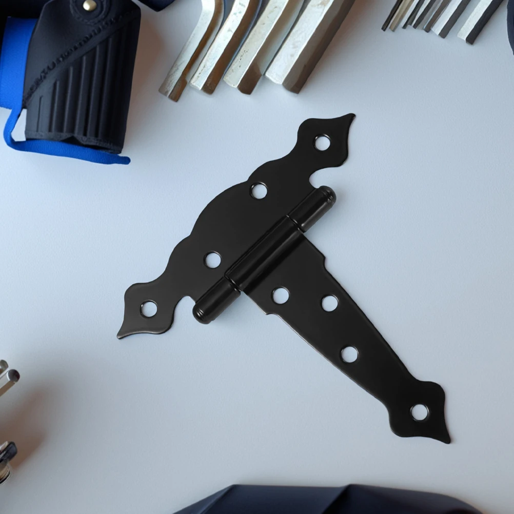 

6 Inch Hinges Door Barn Gate Hardware Barn Gate Hardware Iron Strap Black Fence Heavy Post Shed Metal Cabinet Wood Window