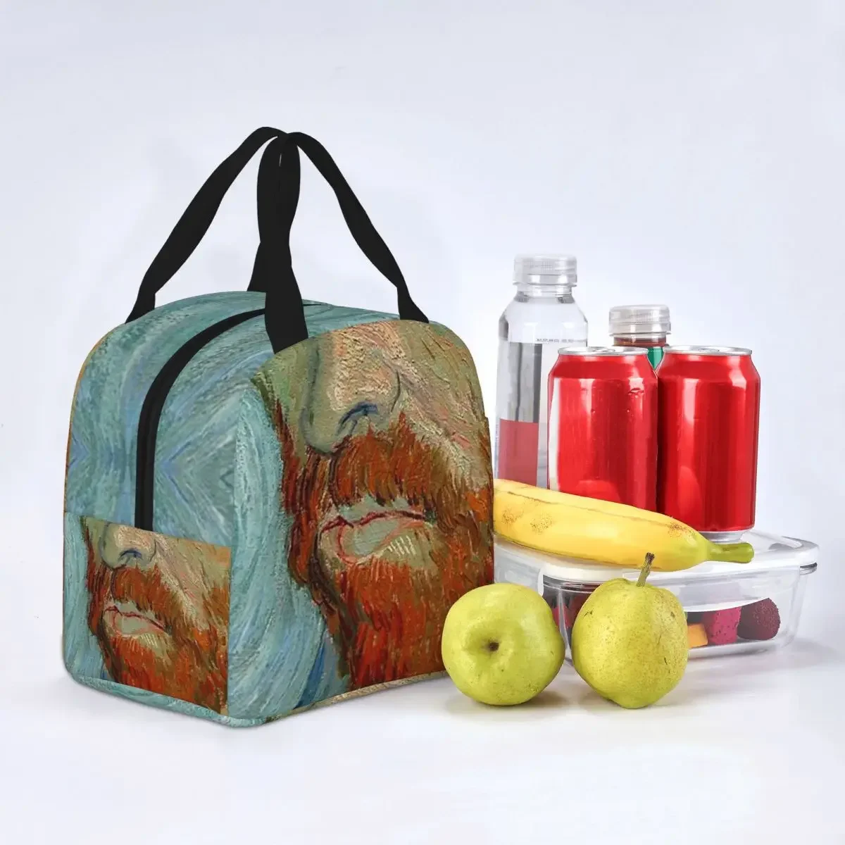 Sac à lunch isotherme Van Gogh pour hommes et femmes, grand fourre-tout, art, peinture de fleurs de Vincent, boîte à lunch de travail en plein air, sac isotherme réutilisable