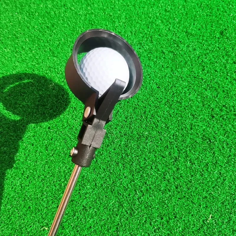 1pc Telescopic Golf Ball Retriever, Golf Pick Up Automatic Locking Scoop For Outdoor Golf