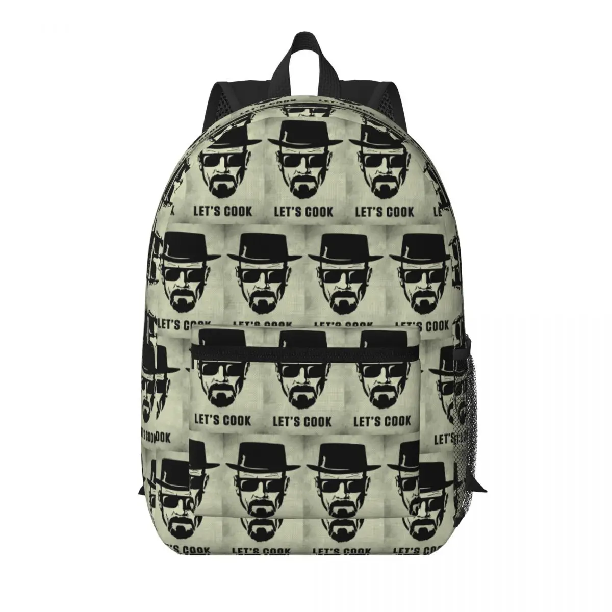 

Heisenberg Lets Cook Student Backpack School Bag Hiking Travel Daypack for Men Women Bookbag Shoulder Bags
