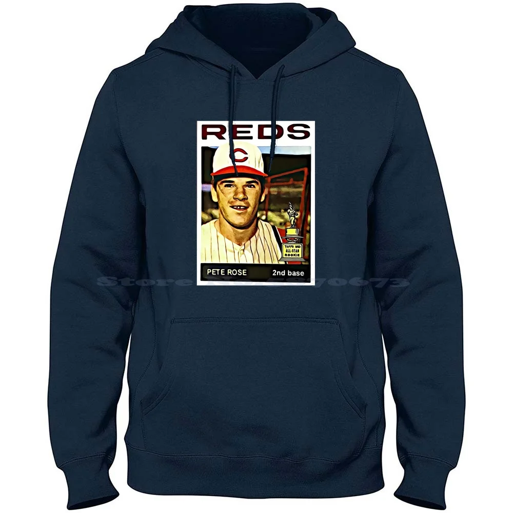 Pete Rose 1964 Baseball 100% Cotton Hoodie T Shirt Graphic New Pete Rose 14 Sport Pete Rose Baseball Vintage