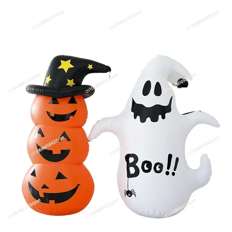 Halloween Ornaments Props Scene Arrangement Ornament Haunted House Outdoor Outdoor Dress Up Inflatable Pumpkin Ghost Air Model