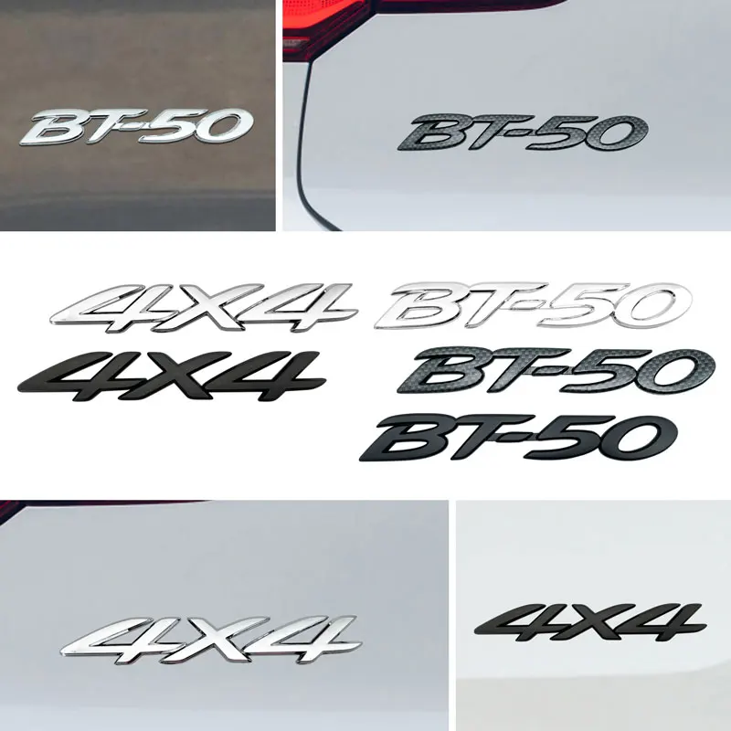 3D ABS plastica auto posteriore coda tronco distintivo adesivo per Mazda BT50 BT-50 4x4 Logo emblema portellone targhetta adesivo Decor