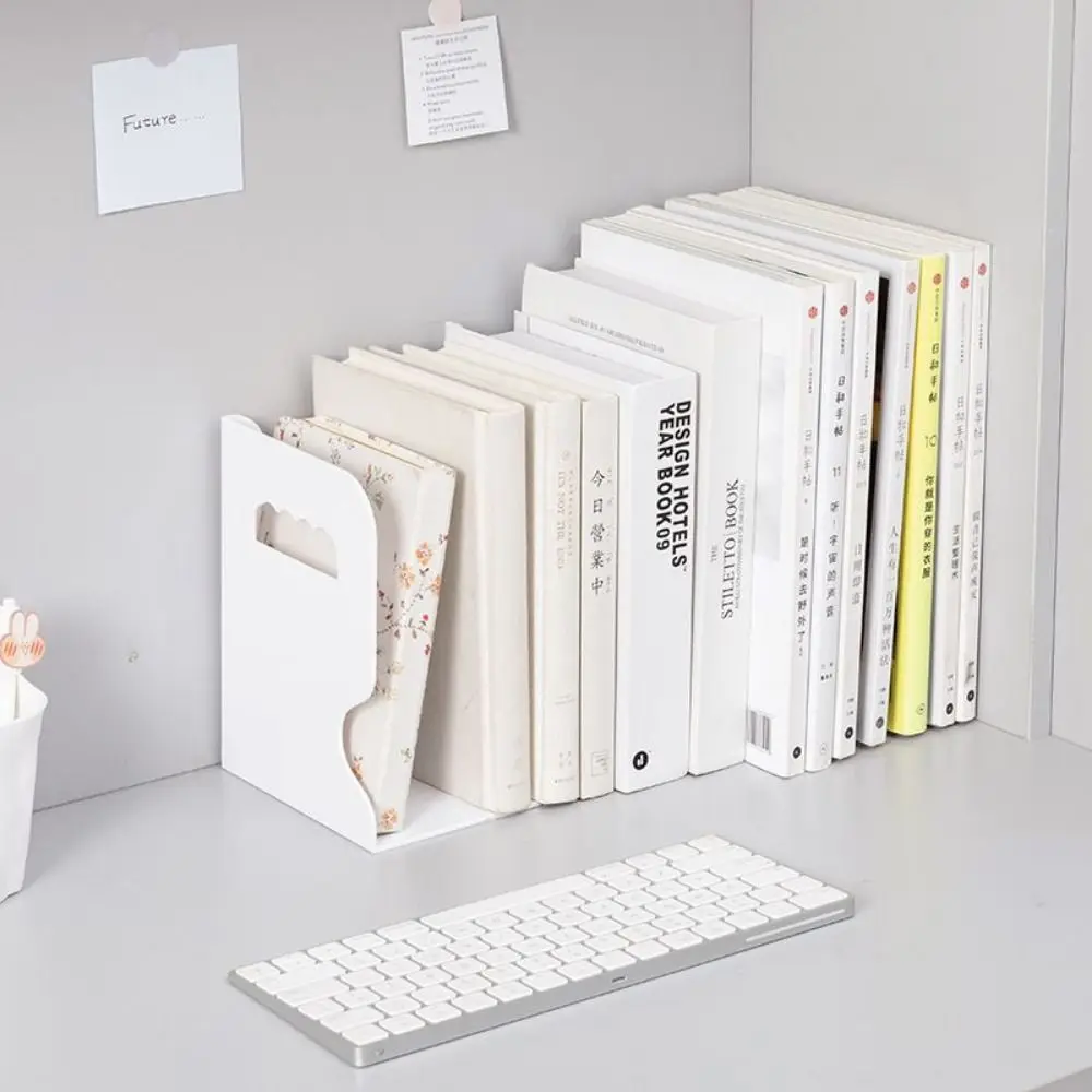 

With Pen Holder Desktop Book Stand Retractable Easy to Install Foldable Storage Rack Adjustable Student Book Rack Study Room