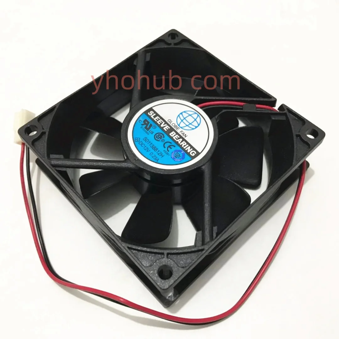 

GLOBE FAN S01138812H DC 12V 0.17A 80x80x25mm Server Cooling Fan