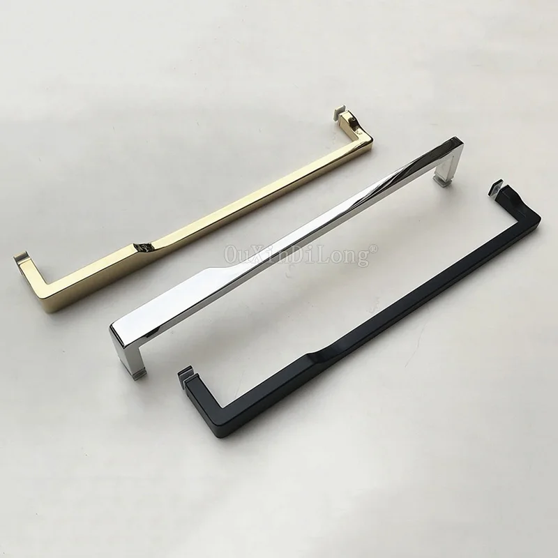 Brand New 304 Stainless Steel Bathroom Sliding Door Handles Shower Cabin Single Glass Door Pulls Handle Hole Spacing 440mm/500mm