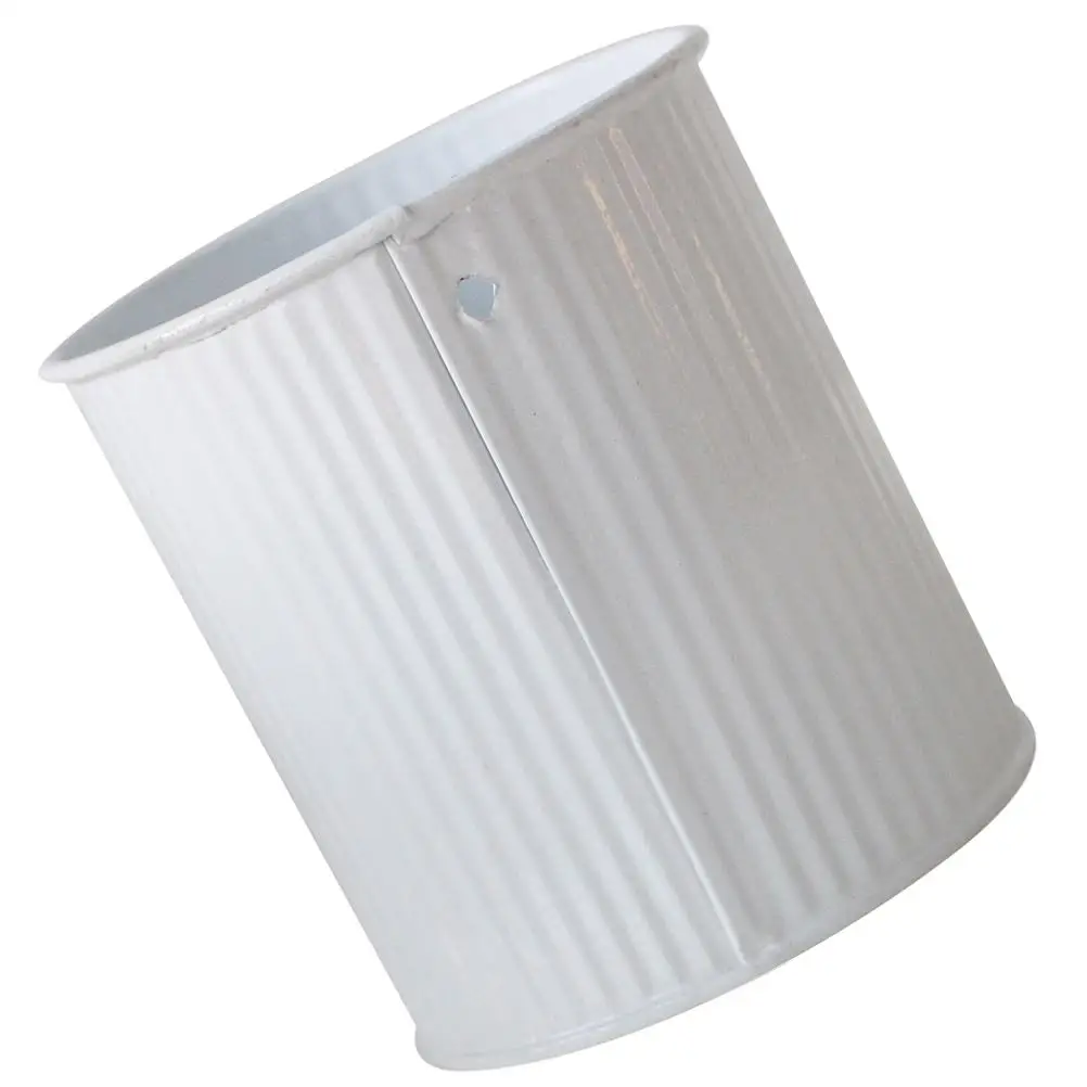 

Iron Planter Small Metal Bucket Retro Flowerpot Garden Decor Tin Bucket Office Decoration Scratch Resistant Coating