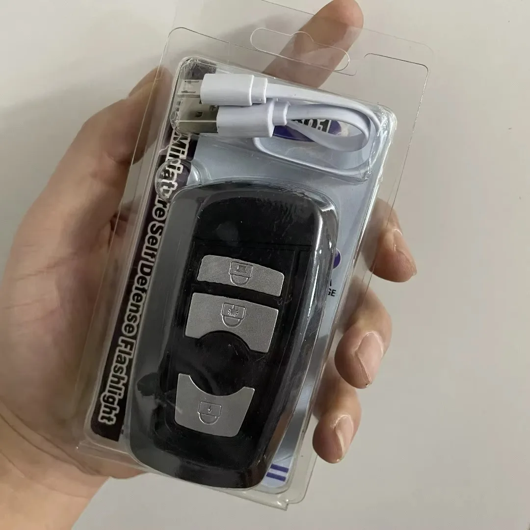 Creative Key Shaped Dual Arc Charging Lighter For Illumination Compact and Portable Electronic Pulse Plasma USB Lighter for Men - Image 2