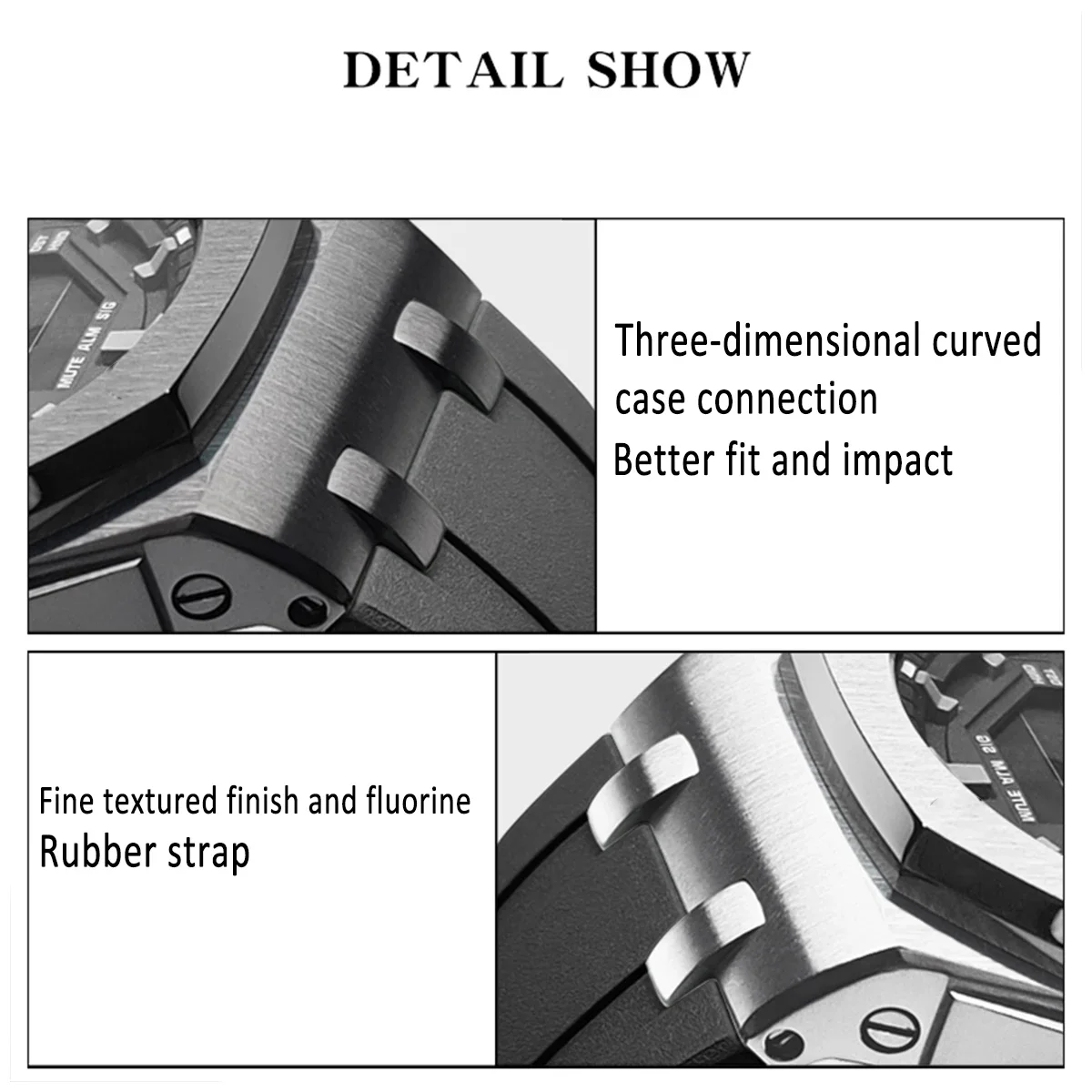 Gen5 NUOVO Kit Mod Per Casioak GA2100 GAB2100 Acciaio Inossidabile Lunetta In Metallo Gomma Cinturino In Metallo per Casioak GA2110 custodia Con Viti