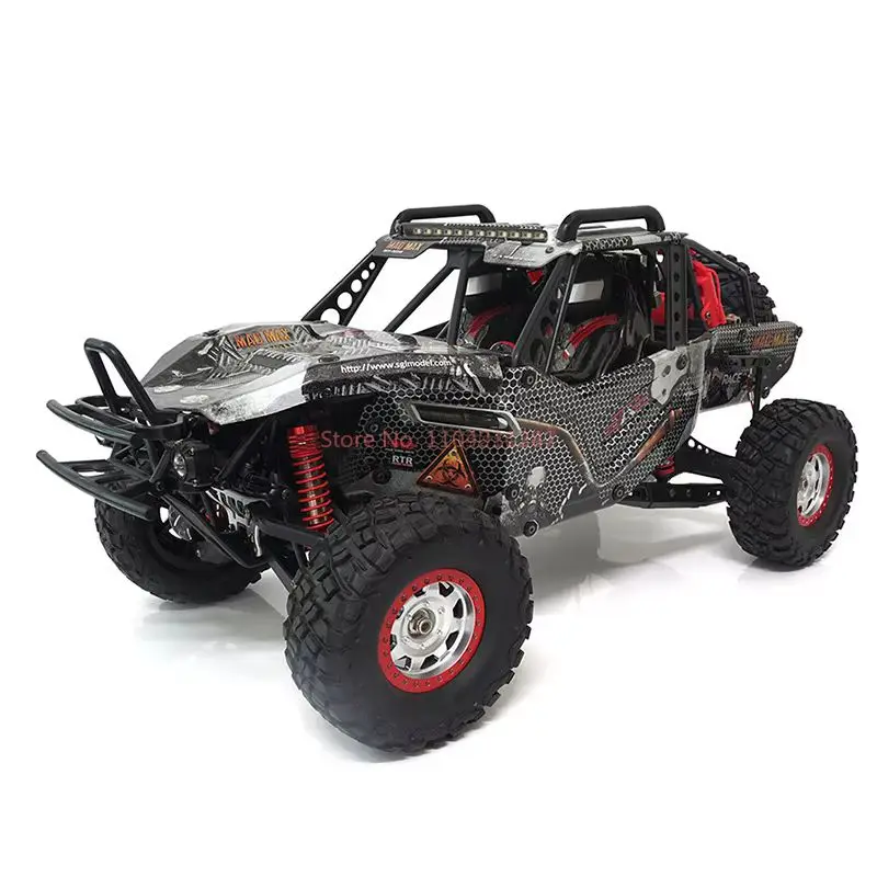 1/10 Sg-1001 Nieuwe 3s Rc Auto Hoge Snelheid Rc Klimmen Buggy Borstelloze Versie Woestijn Korte Vrachtwagen Legering chassis Elektrisch Model Speelgoed