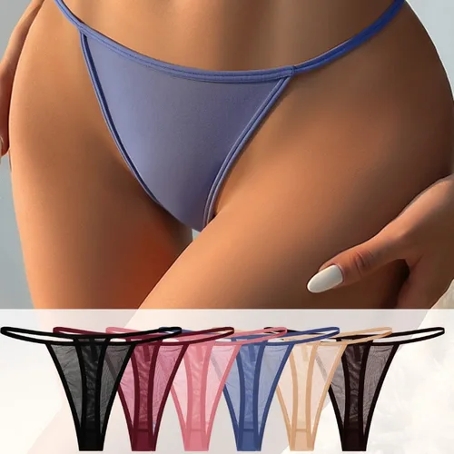 Imagen 1 del producto SP & CITY-tangas deportivas de malla fina para mujer, ropa interior Sexy transpirable con entrepierna de algodón, ropa interior suave sin costuras, bragas cómodas para Yoga de alta elasticidad