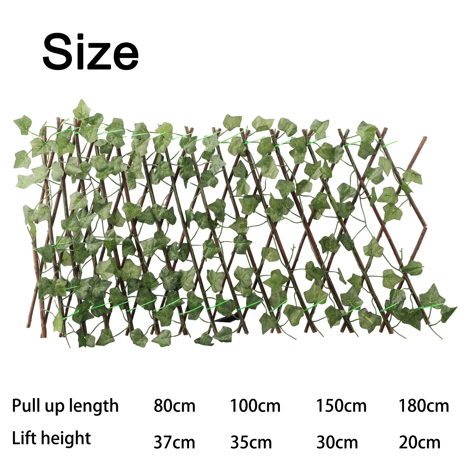 Garden Screening Expanding Trellis Fence Privacy Screen Artificial Ivy Leaves Fence Hedge Expanding Screen Wall Garden Decor