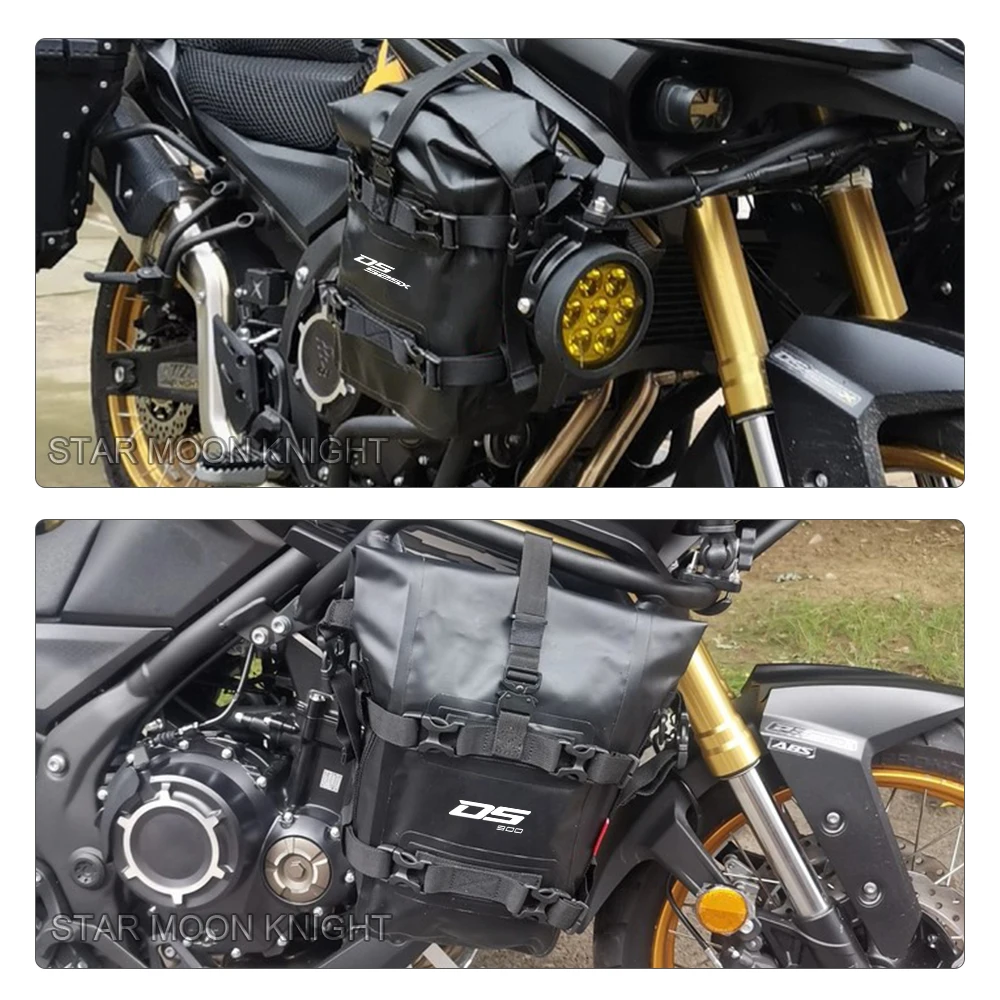 クラッシュバーバッグ防水オートバイバッグユニバーサルバックパック 6-8L バンパーサイドサドルバッグ Voge DSX900 DS900X DS525X DSX525