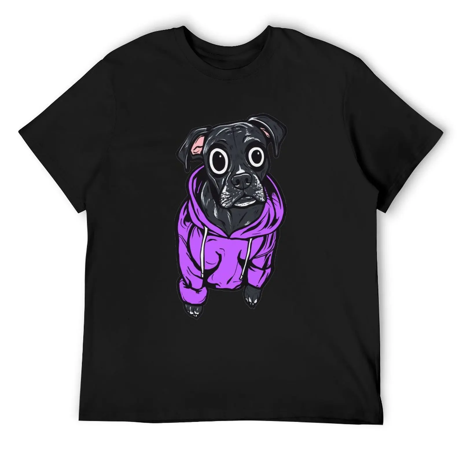 

Black Boxer Dog Hoodie T-Shirt gifts for boyfriend clothes Personalized t-shirt mens tall t shirts