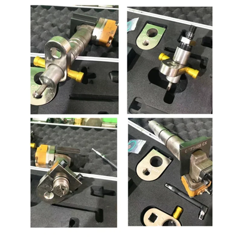 2025 hot sale For Cat 3408 3412e Common Rail Injector Clamp Disassmeble Solenoid Valve Measuring Tool Set