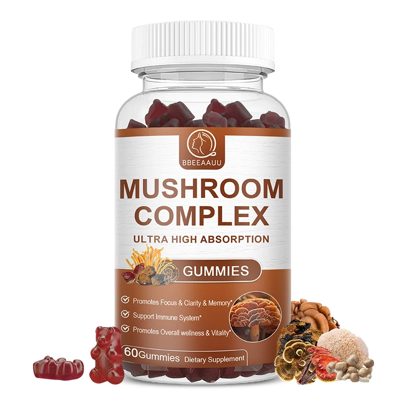 

BBEEAAUU Lion's Mane Mushroom Gummies