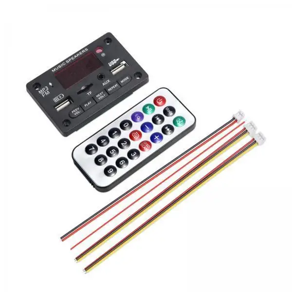 Bluetooth Amplifier Receiver Stereo Decoder with USB TF Card AUX Input for Car Subwoofer Surround Sound