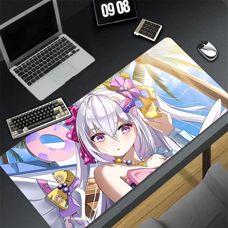 Computer Gaming Accessories Mousepad Office Mouse Pad Keyboard Pad B-blue Archive Shirasu Azusa Desk Decoracion Anime Desk Mat