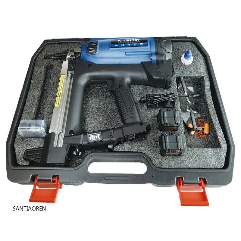 

2025WJ-40 20V Brushless Lithium Ion Battery Power Tools Electric Nailer Strong Cordless Concrete Steel Nail Gun