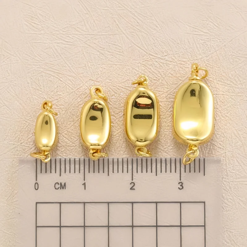 

5Pcs/lot,Brass Necklace Clasps Link Connector Closures Extender for DIY Bracelet Necklace Jewelry Making Supplies:PK11