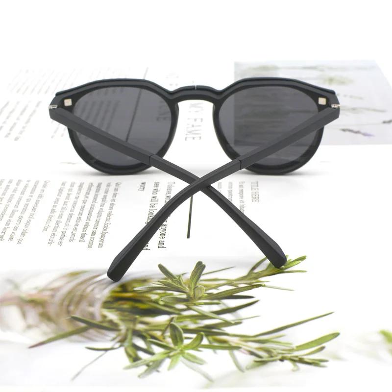 KANDREA Round Sunglasses Women Man Magnetic Glasses Clip on Brand Designer 2023 Vintage Optical Myopia Eyeglasses Eyewear C8011