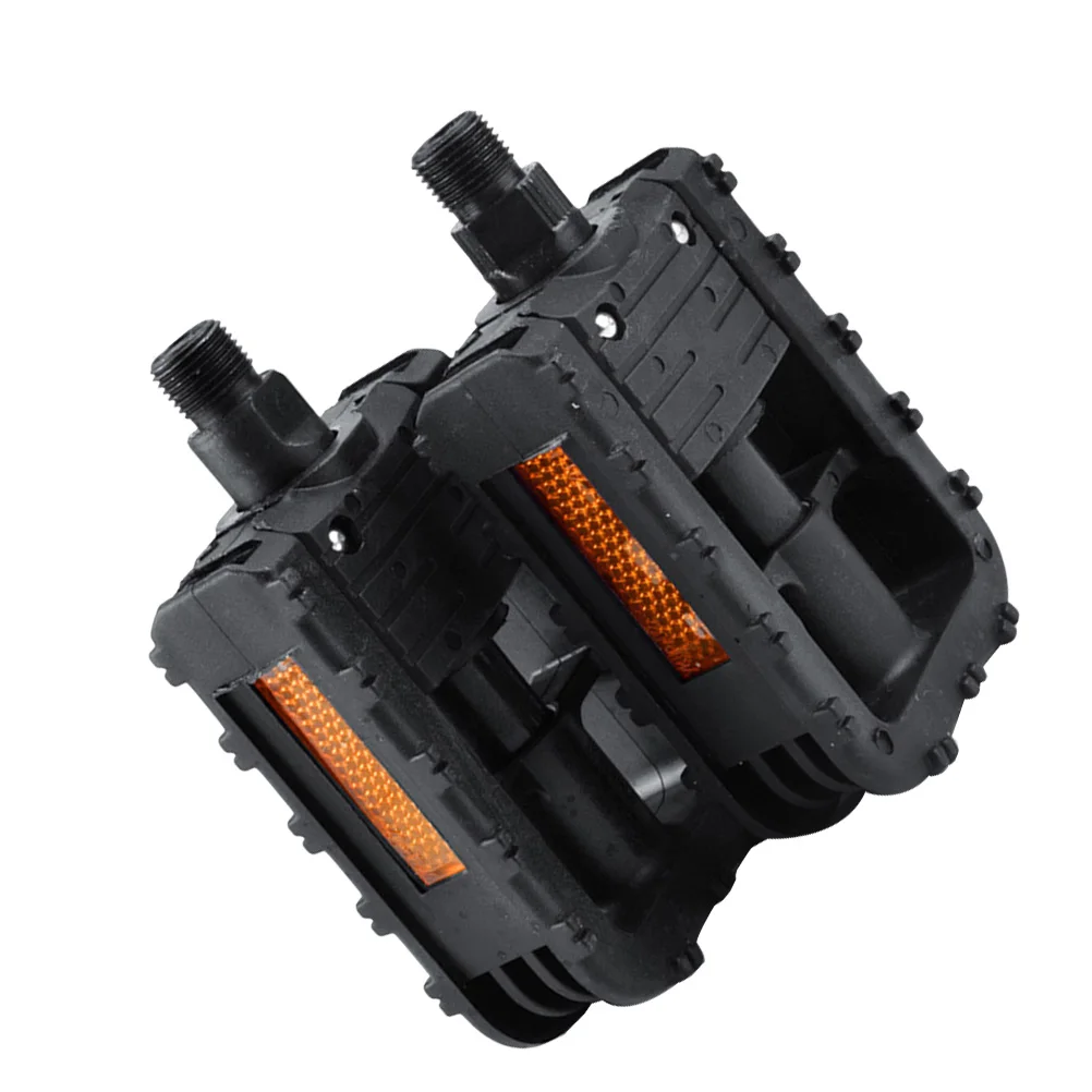 

1Pair Premium Aluminum Alloy Bike Treadle Pedals Hard Spindles Strong Grip Prevent Disconnection Road Bicycles Black